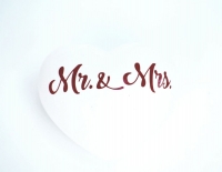 Mr&Mrs; 6x6x3,5cm